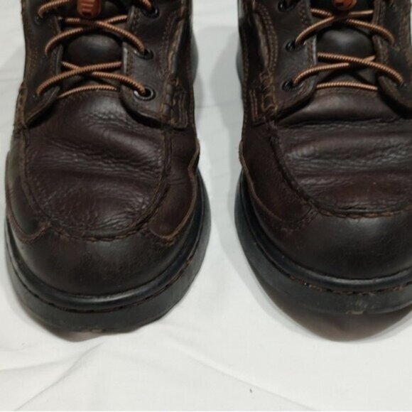 Red Wing Irish Setter Dark Brown Leather Work Boots 9 - Picture 4 of 14
